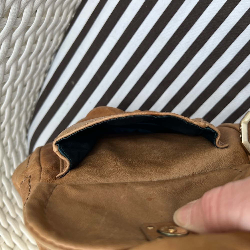 Henri Bendel Lamb Skin Leather Shoulder Bag - Picture 15 of 15
